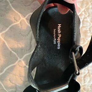 Hush Puppies Women's Black Sandals with Buckle